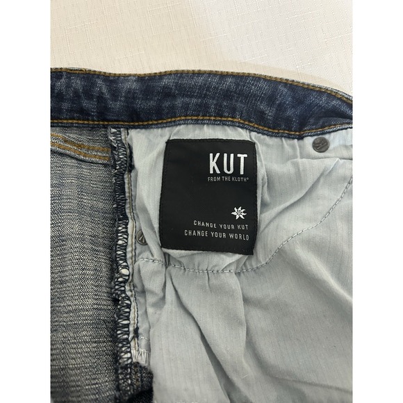 Kut From The Kloth Women's Catherine Crop Straight Leg Jeans Size 18 - Picture 7 of 12